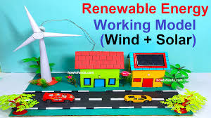 renewable energy working model science