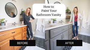 how to paint your bathroom vanity you