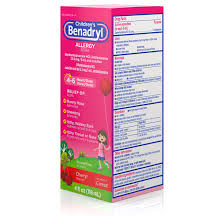 Childrens Benadryl Antihistamine Allergy Liquid Cherry 4