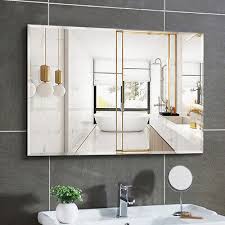 Rectangle Wall Mirror Frameless