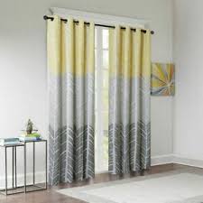 Maybe you would like to learn more about one of these? Luxury Yellow Grey White Geometric Chevron Blackout Curtain Panel All Sizes Ebay