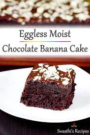 Eggless Chocolate Banana Cake Moist Chocolate Banana Cake gambar png