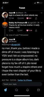This on the heels of his polarizing music video on the same subject. Lil Nas X Showing Our Man Some Love On Twitter Logic 301