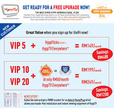 Watch your favourite shows anytime via unifi playtv app with access to 14 free tv channels. Unifi Latest Promotion Hypptv Register Unifi Online Tm Unifi Home And Business Package