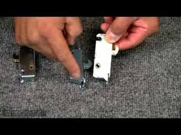 to replace a sliding glass door latch