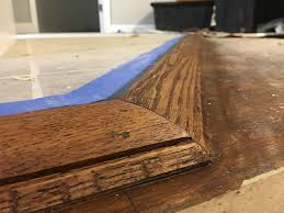 Hardwood With A Custom Flooring Reducer