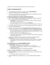 macromolecules lecture notes bs 161