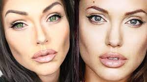 angelina jolie makeup transformation