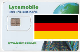 lycamobile allemand prepaid sim carte