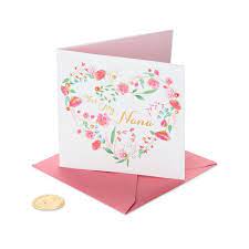 Show dads your admiration with cards that make an impression. Mothers Day Greeting Card Floral Heart With Text Papyrus Target