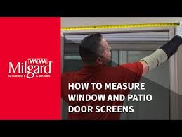 How To Measure Milgard Window Screens