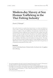 pdf modern day slavery at sea human trafficking in the thai pdf modern day slavery at sea human trafficking in the thai fishing industry