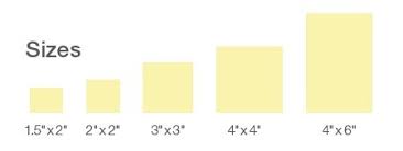 Post It Mmm630ss 3x3 Lined Notes 12 Pack Canary Yellow
