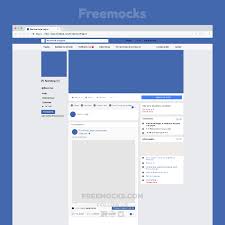 Freemocks Facebook Template Interface Social Page Vector