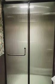 Hinged Fluted Glass Doors For Home At