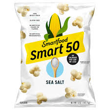 smartfood smart 50 popcorn sea salt
