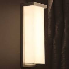 ledge indoor outdoor led wall sconce by