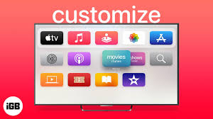 how to customize apple tv home screen