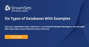 six types of databases with exles