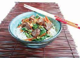 korean beefless tips rice bowl