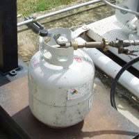 propane bottle and lp gas cylinder filling