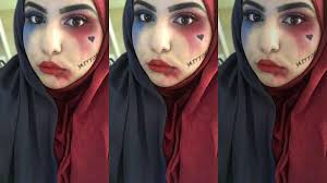 makeup artist incorporates hijab to