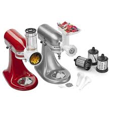 Declutter all those small appliances! Kitchenaid Stand Mixer Shredder Grinder And Sausage Stuffer Kit Bjs Wholesale Club