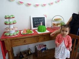 Watermelon Themed First Birthday Party