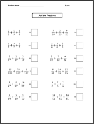 math worksheets for grade 4 activity