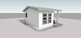 One Bedroom House Plans 6 By 5 M 3d