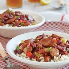 red beans and rice with conecuh sausage