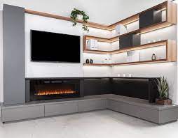 Allure Electric Fireplace Wall Unit