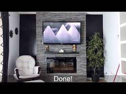 Easy Fireplace Tv Wall