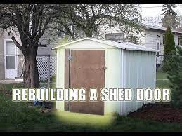 Rebuilding A Shed Door