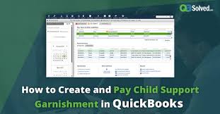 How To Set Up Child Support Garnishment In Quickbooks