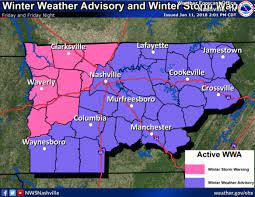 middle tennessee weekend winter storm