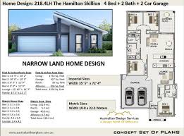 Skillion Roof 4 Bedroom House Plans