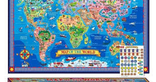 37 eye catching world map posters you