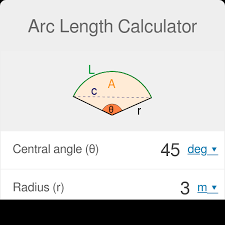 Arc Length Calculator