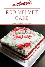 I must say i was plesantly surprised! Red Velvet Cake With Butter Roux Frosting One Hot Oven