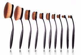 oval 10 c acirc y my makeup brush set