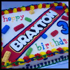 Legos Sheet Cake | Lego birthday cake, Lego birthday party, Lego birthday