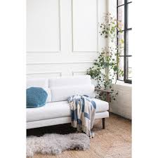 Fabric Upholstered Rectangle Sofa