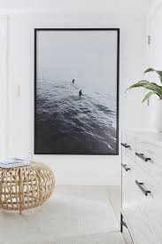White Surfer Photography Art