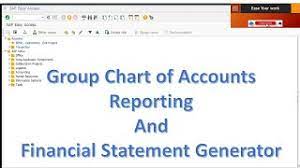 sap fico concept of group chart of