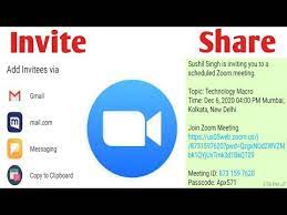 share zoom meeting link in whatsapp