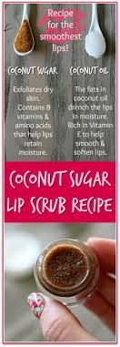 coconut sugar lip scrub recipe