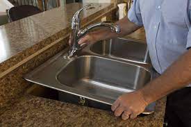 how to replace a drop in kitchen sink