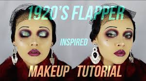 1920 s flapper drag makeup tutorial