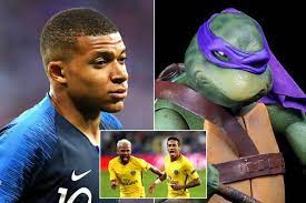 Ninja turtle mbappe 4919 gifs. Kylian Mbappe S Mum Fears Neymar And Dani Alves Are Teasing Her Son Over Teenage Mutant Ninja Turtles Donatello Comparison